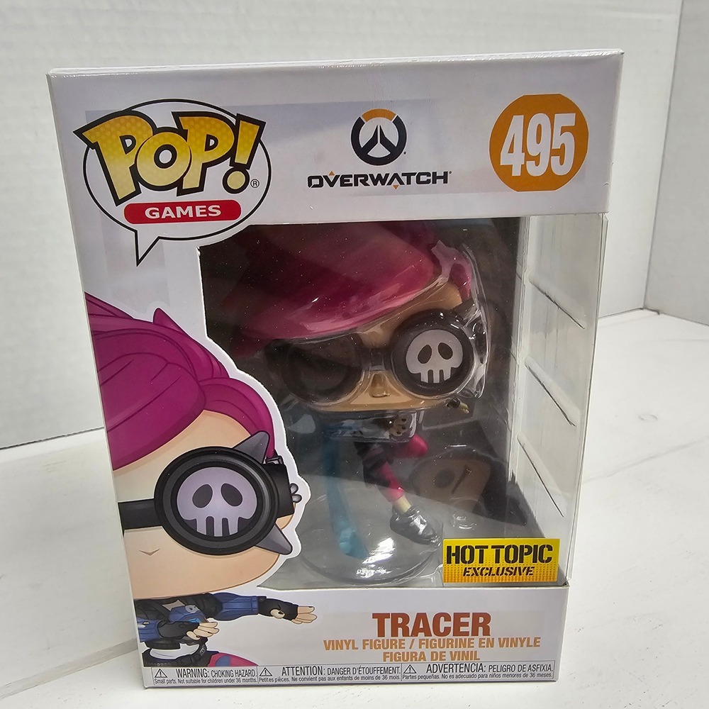 Funko Pop Games Overwatch Tracer 495 Punk Hot Topic Exclusive Vinyl Figure